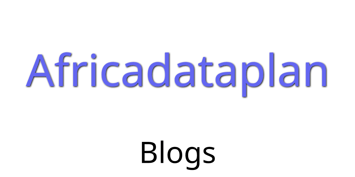 Africadataplan blogs